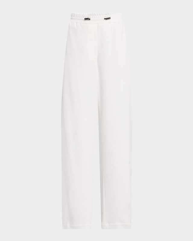 Piquet Fleece Track Pants